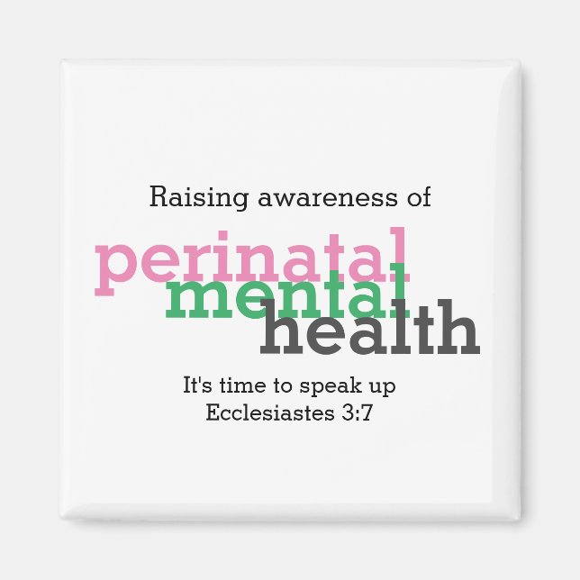 Perinatal Mental Health Magnet (Front)