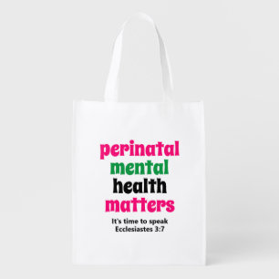 Perinatal Mental Health Matters Grocery Bag