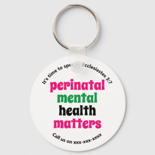 Perinatal Mental Health Matters Keychain