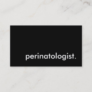 perinatologist. business card