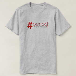 Period Packs Project T-Shirt - Gray
