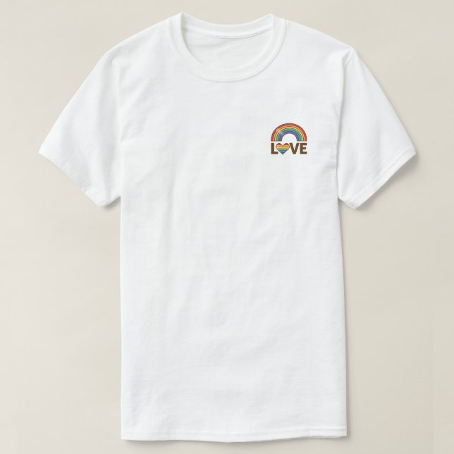 Period Packs Project T-Shirt - LGBTQ Love (Design Front)