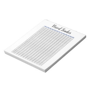 Period Tracker Notepad