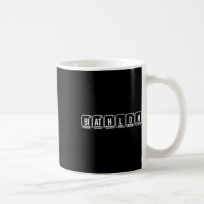 Periodic Elements Nerd Gift Funny Biathlon Lover  Coffee Mug
