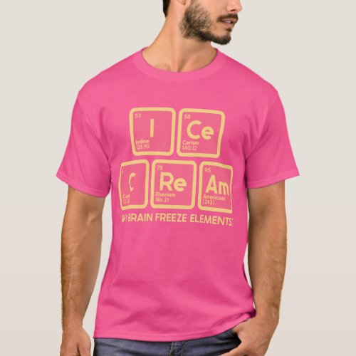 Periodic Ice Cream T_Shirt