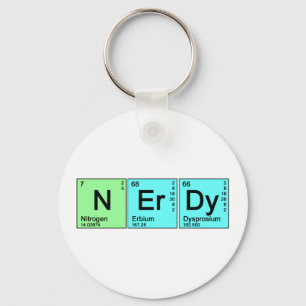 Periodic Nerd Keychain