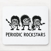 Periodic Rockstars Chemistry Humor