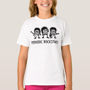 Periodic Rockstars Chemistry Humor T-Shirt