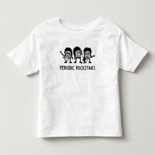Periodic Rockstars Chemistry Humor Toddler T-shirt