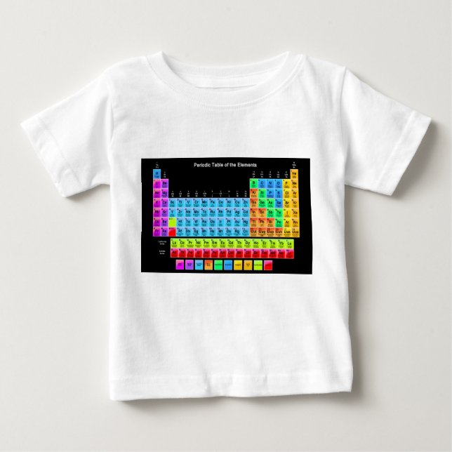 Periodic Table Baby T-Shirt (Front)