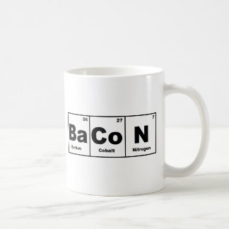 Periodic Table Bacon Coffee Mug