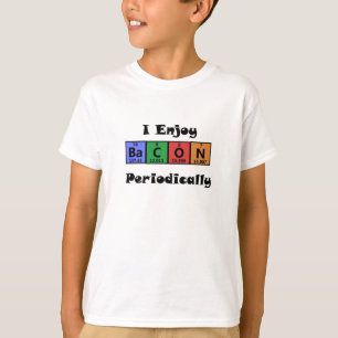 Periodic Table Bacon Science Chemistry Funny T-Shirt