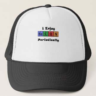 Periodic Table Bacon Science Chemistry Funny Trucker Hat