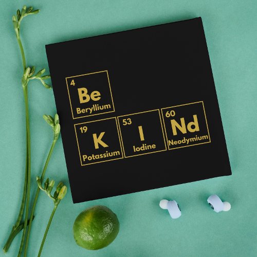 Periodic table be kind card