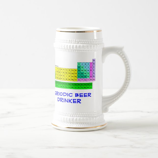 Periodic Table Beer Stein by Toolshed Labs (Right)