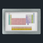 Periodic Table Belt Buckle<br><div class="desc">"periodic table", periodic, table, science, chemistry, chem, physics, elements, element, metals, "non-metals", groups, sciency, sciencey, educational, education, geek, nerd, geeky, nerdy, colorful, rainbow, pastel, multicolor, multicolored, "science teacher", "educational resource", "educational resources", chemist, physicist, knowledge, student, study, scientist, </div>