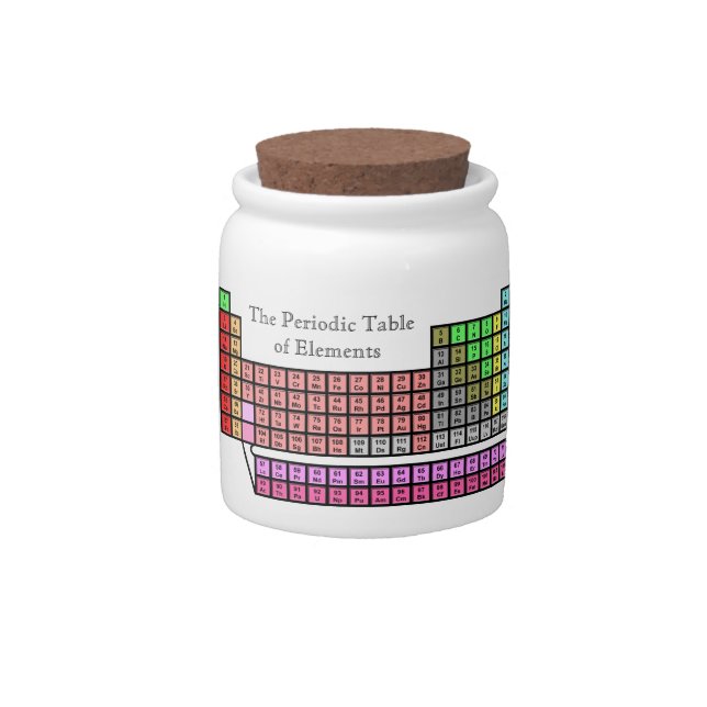 Periodic Table Candy Jar (Front)