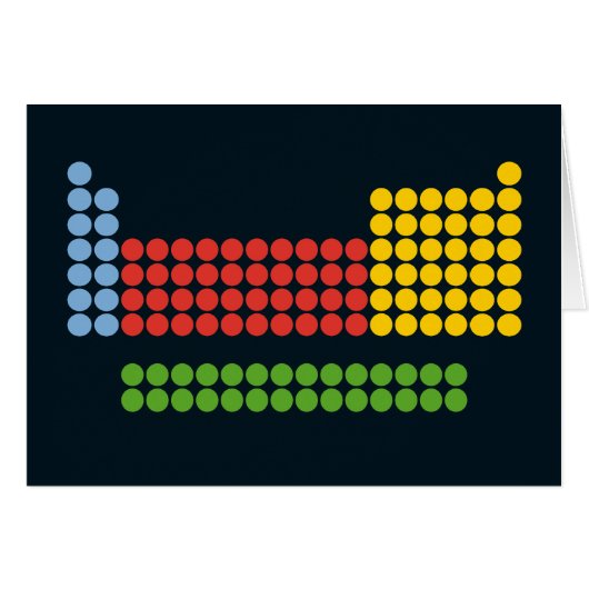 Periodic table cards (Front Horizontal)