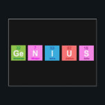 Periodic table chemistry fun postcard<br><div class="desc">Periodic table chemistry fun</div>