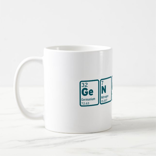 Periodic Table Coffee Mug (Left)