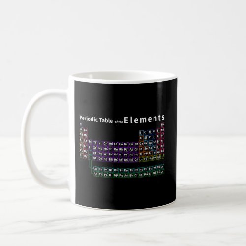 Periodic Table Complete Periodic Table Of Elements Coffee Mug