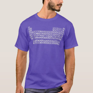 Periodic Table Design Science Teacher Nerd Geek De T-Shirt