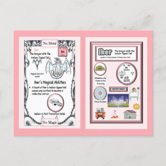 Periodic Table Dragon - Indium Card