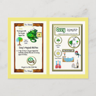 Periodic Table Dragon - Oxygen Card