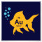 Periodic Table Elemental Gold Fish