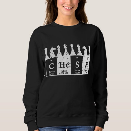 Periodic Table Elements Chess Gift Sweatshirt