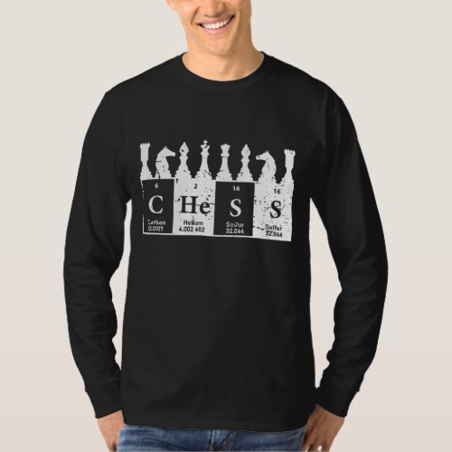 Periodic Table Elements Chess Gift T_Shirt