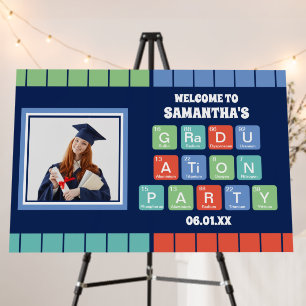 Periodic Table Elements Photo Graduation Welcome Foam Board