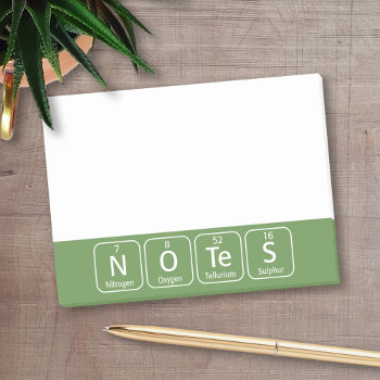 Periodic Table Elements Spelling Notes by ForTeachersOnly at Zazzle
