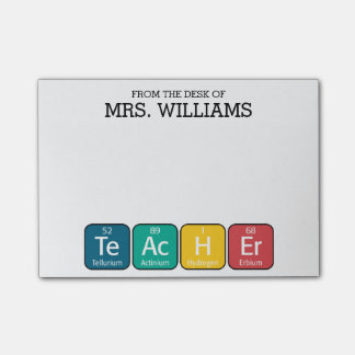 Periodic Table Elements Spelling Teacher Post-it® Notes
