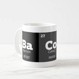 Periodic Table Foodie Chemical Elements Coffee Mug