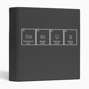 Periodic Table GeNiUS binder