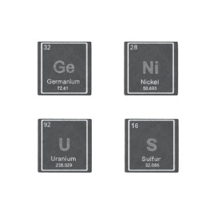 Periodic table GeNiUS magnet set