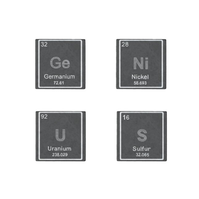 Periodic table GeNiUS magnet set (Front)