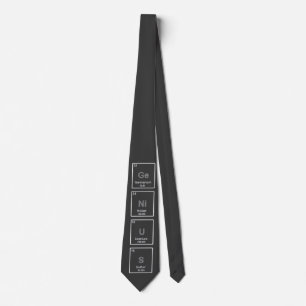 Periodic Table GeNiUS tie