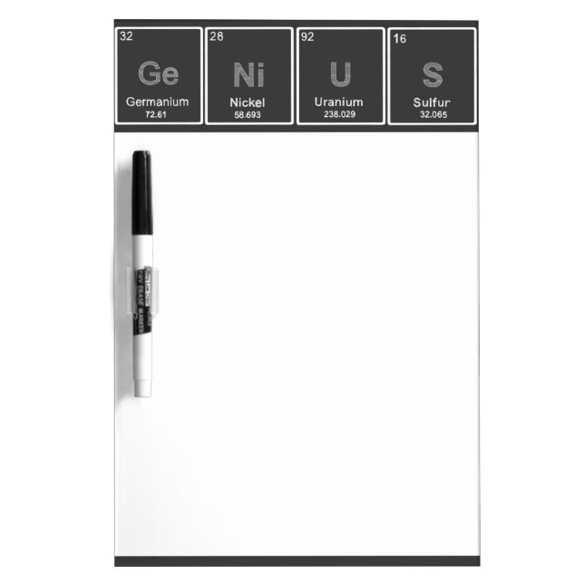 Periodic table GeNiUS white board (Front)