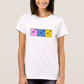 periodic table humor pink funny women's fashion T-Shirt