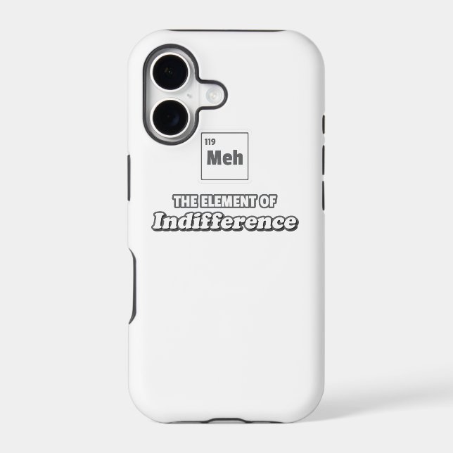 Periodic Table Mm Element of Cookie Iphone Case (Back)
