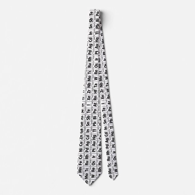 Periodic Table Neck Tie (Front)