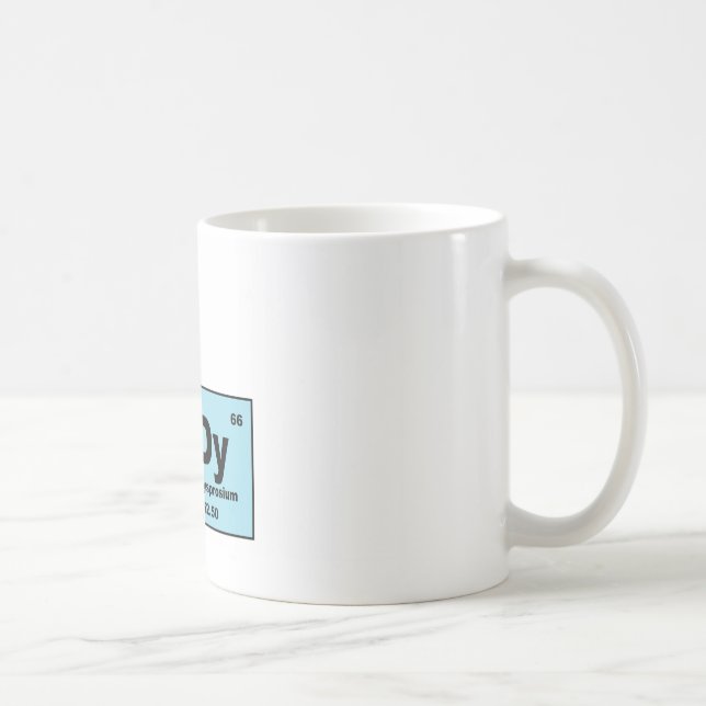 Periodic Table Nerdy Products Coffee Mug (Right)