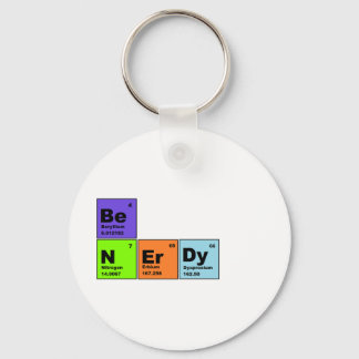 Periodic Table Nerdy Products Keychain