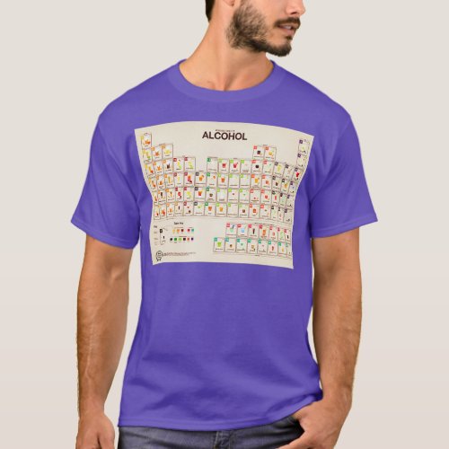 Periodic Table of Alcohol T_Shirt