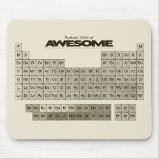Periodic Table of AWESOME Mouse Pad