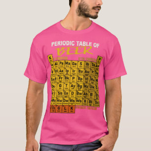 Periodic Table Of Beer Craft Beer Style Brewery T-Shirt