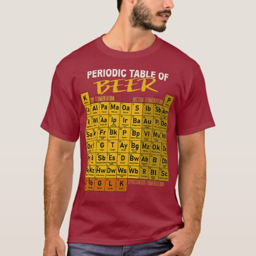 Periodic Table Of Beer _ Craft Beer Style T_Shirt