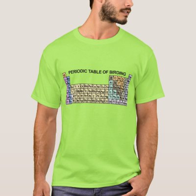 Periodic Table of Birding T-Shirt